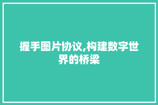 握手图片协议,构建数字世界的桥梁