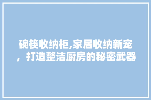 碗筷收纳柜,家居收纳新宠，打造整洁厨房的秘密武器 花朵知识