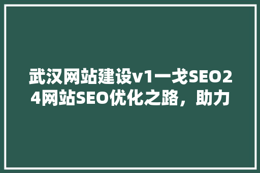 武汉网站建设v1一戈SEO24网站SEO优化之路，助力企业腾飞