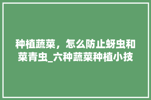 种植蔬菜，怎么防止蚜虫和菜青虫_六种蔬菜种植小技巧视频 种植蔬菜，怎么防止蚜虫和菜青虫_六种蔬菜种植小技巧视频 农业常识