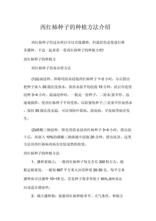 小西红柿种子怎么种植_番茄种子怎么种植介绍图片 小西红柿种子怎么种植_番茄种子怎么种植介绍图片 种植技巧